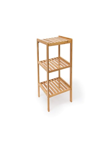 relaxdays Badregal in Natur - (B)33 x (H)79 x (T)33 cm