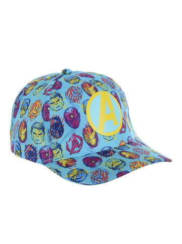 Avengers Kappe All Over Baseball-Cap in Hell-Blau