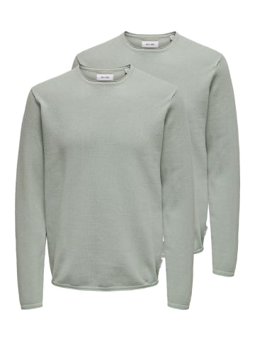ONLY & SONS Pullover Felix in Iceberg green
