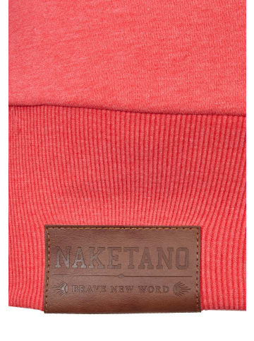 naketano Sweat Hoody Allroundtalent (lang) Cherry Red Melange