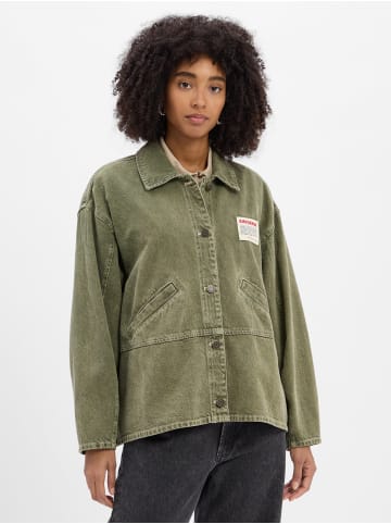 American Vintage Jeansjacke Uzatown in oliv