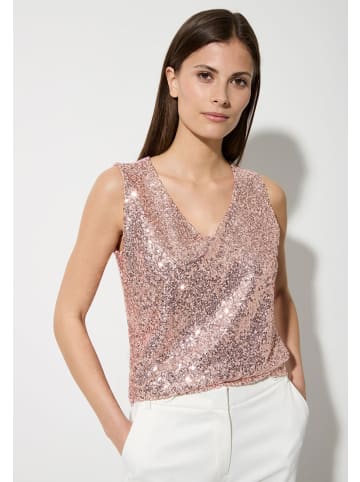 More & More Paillettentop in soft candy rose