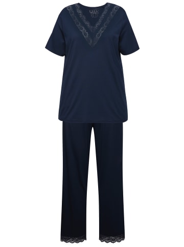 Ulla Popken Pyjama in nachtblau