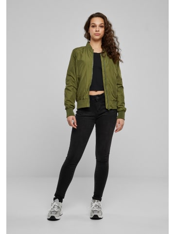 Urban Classics Urban Classics Damen Ladies Light Bomber Jacket in olive