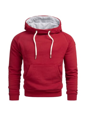 Alessandro Salvarini Hoodie Alessandro Salvarini Herren Hoodie AS291 in Bordeaux