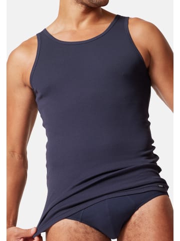 Skiny Unterhemd / Tanktop Basic in Blau