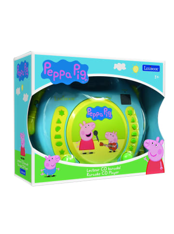 LEXIBOOK® Peppa Pig Tragbarer CD-Player mit 2 Mikrofonen