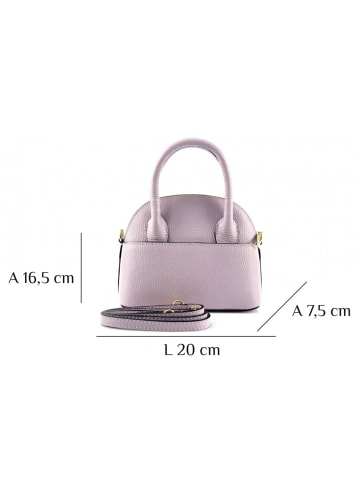 Florence Leder Umhängetasche Florence Tasche weiß ca. 20cm