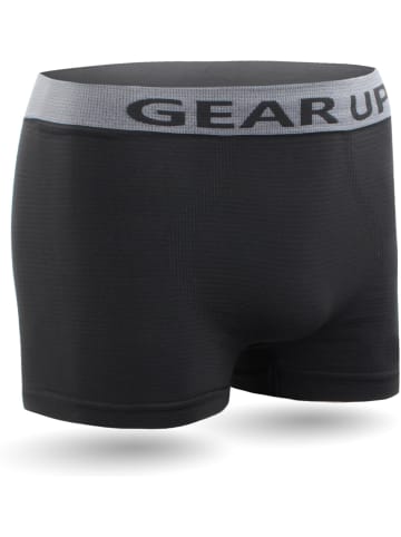 normani 6 Stück Herren Retropants Mikrofaser-Boxershorts in Schwarz