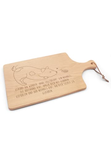 Mr. & Mrs. Panda Servierbrett Hund Marienkäfer mit Spruch in Transparent