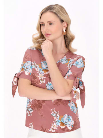 Albee Women Blouse in Brown Multicolor