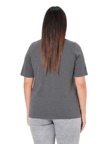 Ulla Popken Shirt in graphitgrau