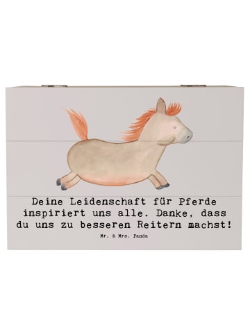 Mr. & Mrs. Panda fotobox Reitsport Trainerin Inspiration mit Spruch in Grau Pastell