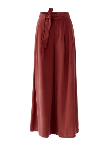 Oui Palazzo Hose in red pear