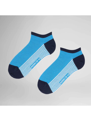Hudson Sneakersocken Sporty Stripes Sport in Space blue
