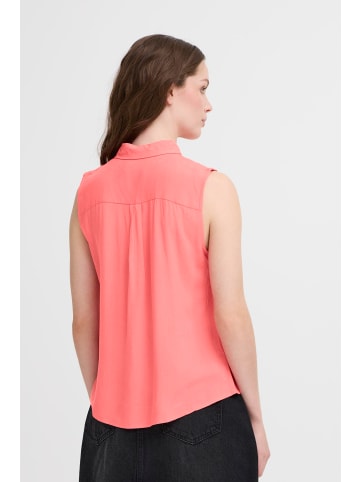 ICHI Ärmellose Bluse IHVERA Regular fit in Calypso Coral