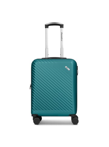 Check.In Paradise 2.0 4 Rollen Kabinentrolley S 55 cm mit Dehnfalte in smaragd green