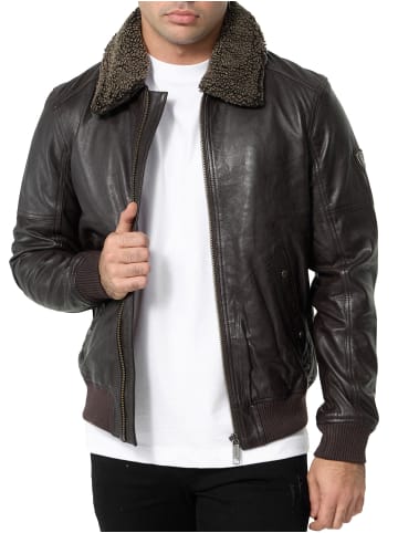 Tazzio Lederjacke "A801" - in Braun