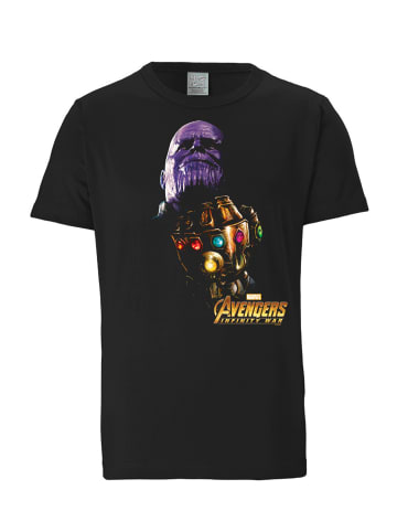 Logoshirt T-Shirt Marvel - Thanos in schwarz