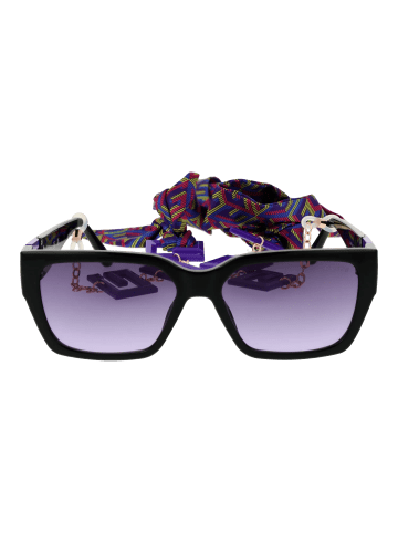 Guess Unisex Sonnenbrille Katzenauge Schwarz