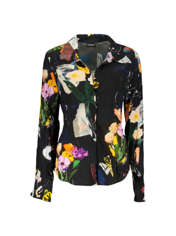 Desigual Schwarzes Viskose-Hemd