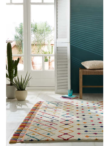 KADIMA DESIGN Moderner Berber-Teppich mit Fransen in trendigem Design