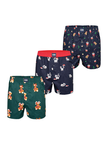 Happy Shorts Boxer Christmas in Mix