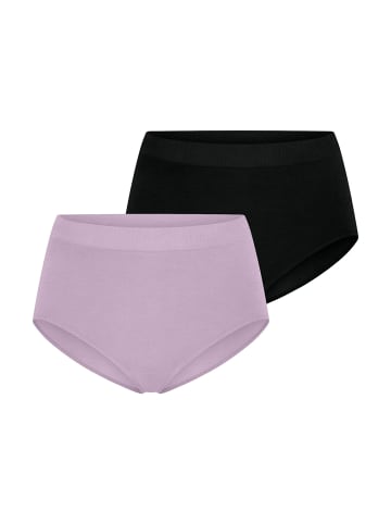 Schiesser Slip Retro - Classic Seamless in schwarz,orchid