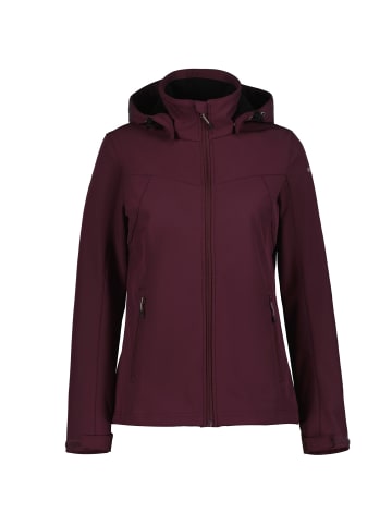 Icepeak Brenham Softshelljacke     mit Kapuze in Weinrot