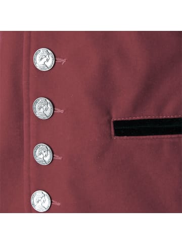 Wiesnkönig Samtweste Moritz in Rot