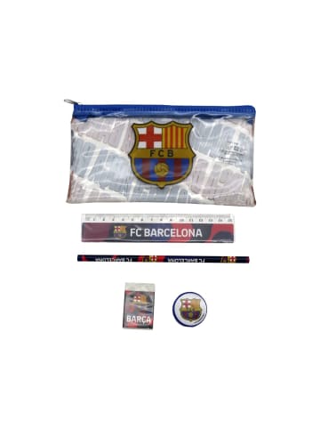 FC Barcelona Federmäppchen mit Schulmaterial für Kinder