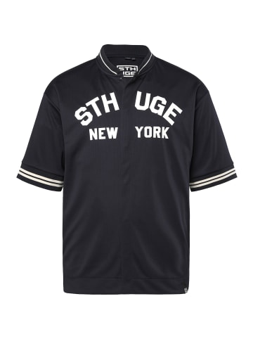 STHUGE Kurzarm T-Shirt in schwarz