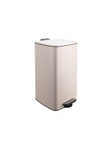 relaxdays Mülleimer in Beige - 30 Liter
