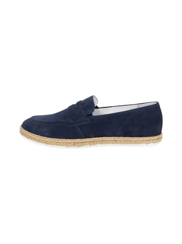 DreiMaster Maritim Penny Loafer Aus Veloursleder in Marine