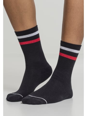 Urban Classics Urban Classics Socken in black/white/red