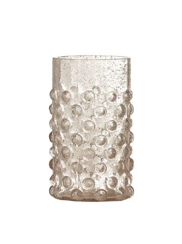 Bloomingville Freja Trinkglas aus recyceltem Glas in rose