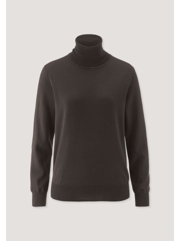 Hessnatur Hessnatur Rollkragenpullover Relaxed aus reiner Bio-Merinowolle in kakao braun