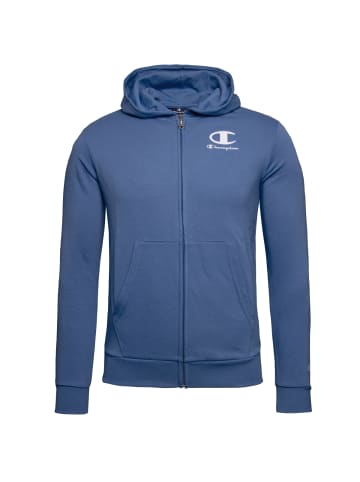 Champion Sweatjacke Hooded Full Zip in blau