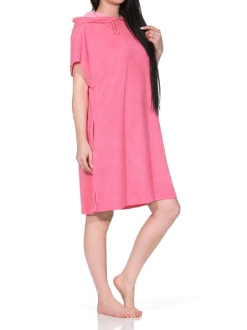 NORMANN Kurzarm Frottee Nachthemd Beachwear 125 215 93 450 in pink