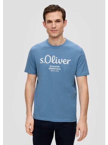 s.Oliver T-Shirt kurzarm in Blau