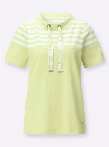 WITT WEIDEN Sweatshirt in pistazie-ecru