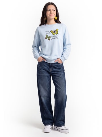 myMo Women Sweatshirt in Light Blue