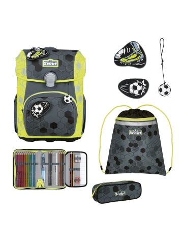 Scout Neo Exklusiv Superflash Extreme Schulranzen-Set 4-teilig in Soccer Star