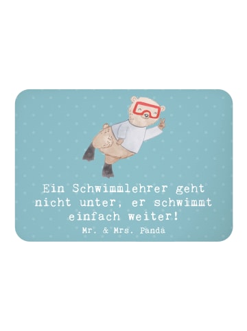 Mr. & Mrs. Panda magnet Schwimmlehrer Motivation mit Spruch in Meeresbrise
