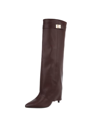 Ital-Design High Heel in Weinrot