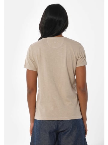 Organication T-Shirt "WOR13335" in Walnussschale