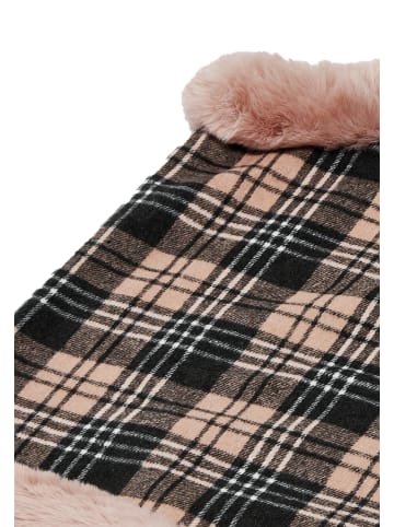 Usha Women Poncho in Rosa Schwarz