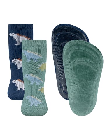 ewers 2er-Set Stoppersocken 2er Pack Dinos in bunt