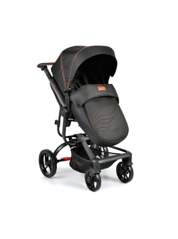 Cangaroo Kinderwagen Ellada 3 in 1 in schwarz