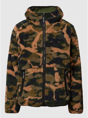 Puma Jacke Sherpa Hooded AOP Jacket in Multicolor